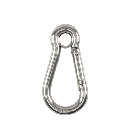 Whitecap 7/16in Carabiner with Ring in Eye S-1112C